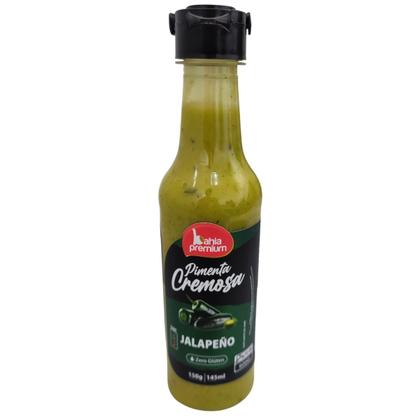 Imagem de Molho Pimenta Cremosa Jalapeño Verde Picância Suave Cx c/12 Bahia Premium 150ml