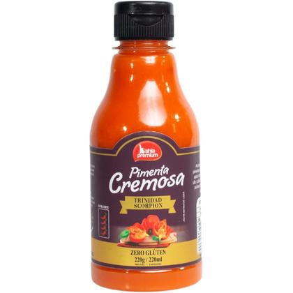 Imagem de Molho Pimenta Cremoso Com Azeitonas Pìcância Suave Para Churrasco 200ml Bahia Premium 8Unid