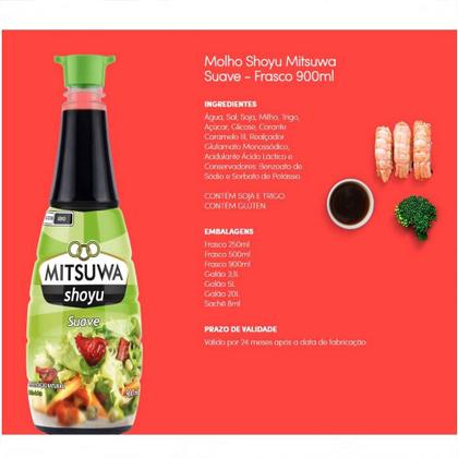 Imagem de Molho Shoyu Mitsuwa Suave 900ml