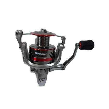 Imagem de Molinete Way Fishing Venus 6000 Recolhimento 4.7:1 Drag 7kg 05 Rol. Prata