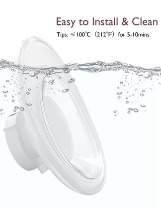 Imagem de Momcozy Flange 24mm Dupla Vedação Compatível com Bomba M5 (1 Peça)