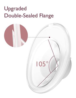 Imagem de Momcozy Flange 24mm Dupla Vedação Compatível com Bomba M5 (1 Peça)