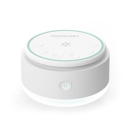 Imagem de Momcozy Máquina de Som Portátil com Luz Noturna e Sons Relaxantes, Branca