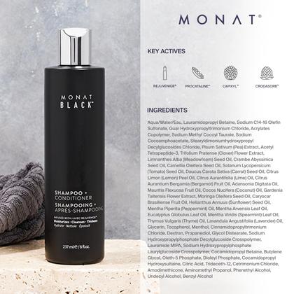 Imagem de MONAT para Homens 2-em-1 Shampoo & Condicionador - Crescimento Natural do Cabelo para Homens, 237 mL / 8,0 fl. oz