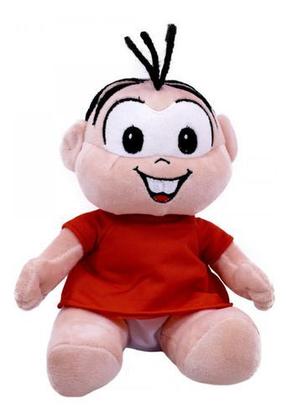 Imagem de Mônica De Pelúcia Sentada - Turma Da Mônica - Original 26cm