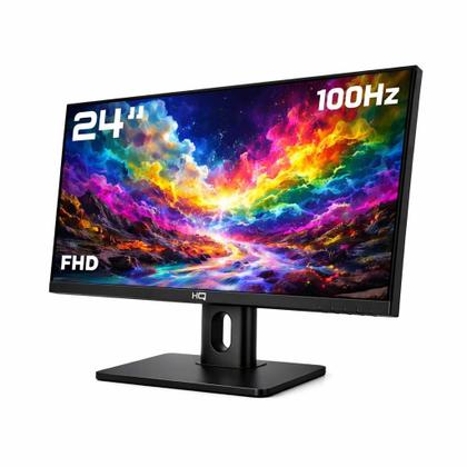 Imagem de Monitor 24" HQ Pro, 100Hz, FullHD+ 1920x1080, Widescreen, HDMI, VGA, VESA, Ajuste de inclinação - M24100HQ