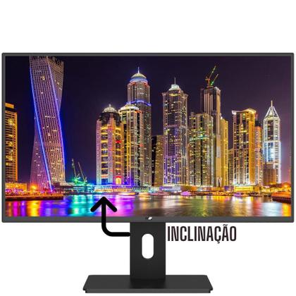 Imagem de Monitor 24" LED Ergonômico Ajuste de altura, rotação vertical, rotação horizontal, inclinação, Widescreen, 2ms, 75Hz, Full HD, HDMI, 3green Pro 243G