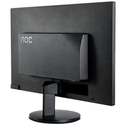Imagem de Monitor AOC 18.5 E970SWHNL HDMI VGA 18.5 LED HD 60Hz Widescreen Preto
