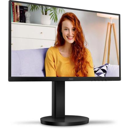 Imagem de Monitor aoc 24 led full hd com ajuste de altura 24b3hmf2 1ms 100hz