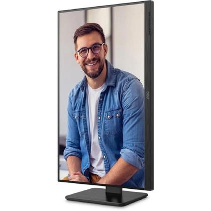 Imagem de Monitor AOC 27" IPS, 75 Hz, Base Ajustável, DP, Hub USB - 27P2Q