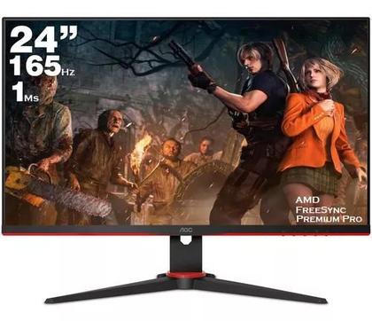 Imagem de Monitor aoc gamer 24 165hz 1ms 24g2se 