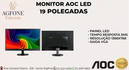 Imagem de Monitor AOC Led 18,5 Polegadas VITRINE