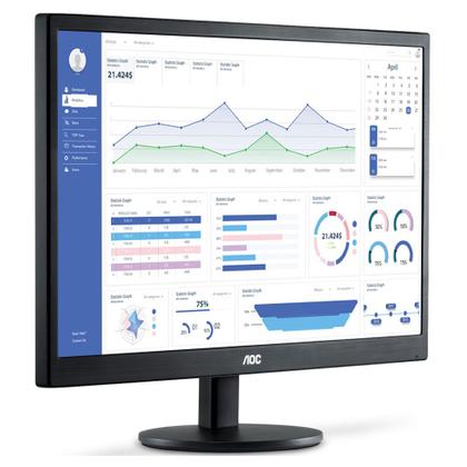 Imagem de Monitor AOC Led E970SWHNL Tela 18.5 HDMI VGA
