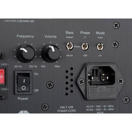 Imagem de Monitor Audio Bronze W10 6G Subwoofer ativo para Home Theater de 10" com 220w Class-D Preto