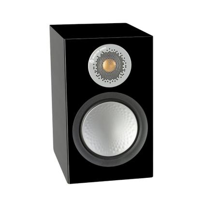 Imagem de Monitor Audio Silver 50 - Par de caixas acústicas Bookshelf 2-vias para Home Theater Preto Laqueado