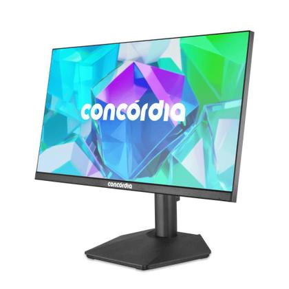 Imagem de Monitor Concórdia P2404 24'' IPS HDMI DP VGA e 4 USB 3.2 Com Ajuste de Altura e Rotação