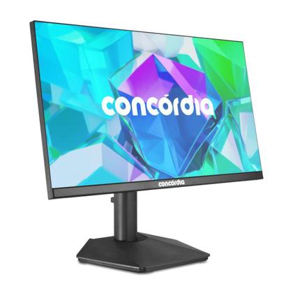 Imagem de Monitor Concórdia P2404 24'' IPS HDMI DP VGA e 4 USB 3.2 Com Ajuste de Altura e Rotação