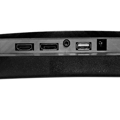 Imagem de Monitor Curvo Gamer LCD 27" 180Hz 1ms Full HD Conexão HDMI e DisplayPort Para Jogos e Filmes