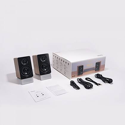 Imagem de Monitor de Áudio Bluetooth 66W (Par) Madeira M60 - EDIFIER