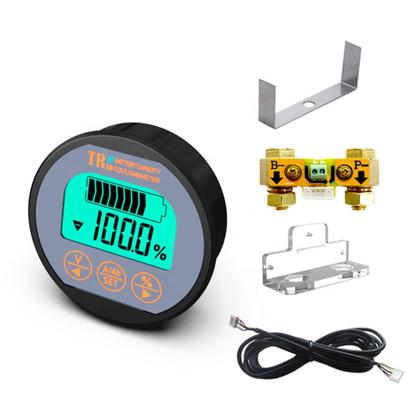 Imagem de Monitor de bateria AiLi Voltímetro Amperímetro 8-80V 0-100A Auto Car