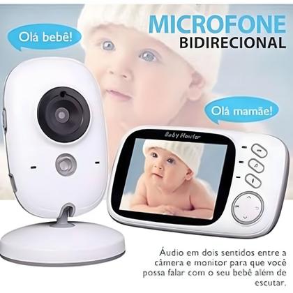 Imagem de Monitor de Bebê Câmera Sem Fio Visão Noturna Dual Áudio bidirecional Segurança Infantil Baby Monitor VB603
