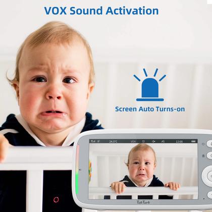 Imagem de Monitor de Bebê TakTark 5 HD 720P - 2 Câmeras com Áudio