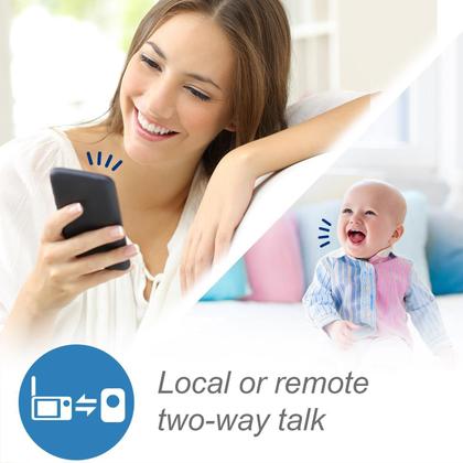 Imagem de Monitor de Bebê VTech RM5754HD Smart Wi-Fi - 1080p e Tela de 5 Polegadas
