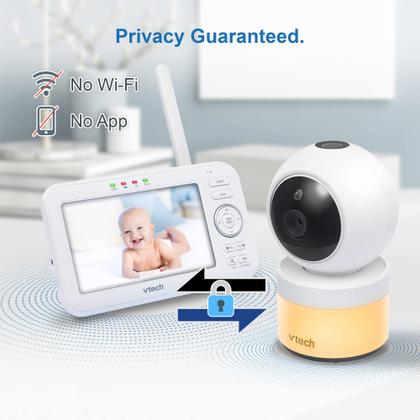 Imagem de Monitor de bebê VTech VM5463-2 com tela de 5 polegadas com 2 câmeras
