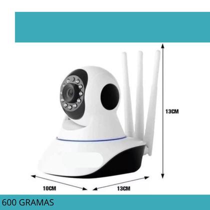 Imagem de Monitor de Bebê Wifi 3 Antenas Visão Noturna 360