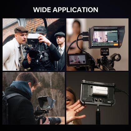 Imagem de Monitor de campo de câmera VILTROX DC-X3 2000Nits tela sensível ao toque de 6 polegadas