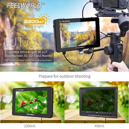 Monitor de campo FEELWORLD LUT7S 7
