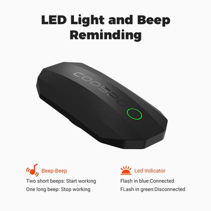 Imagem de Monitor de Frequência Cardíaca CooSpo H808S Bluetooth ANT+ à Prova d'Água
