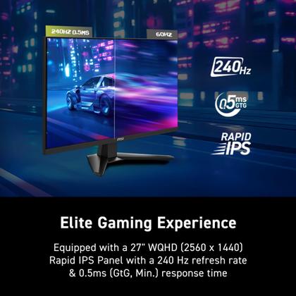 Monitor de jogos MSI MAG 274QF X24 27 polegadas 2560 x 1440 QHD