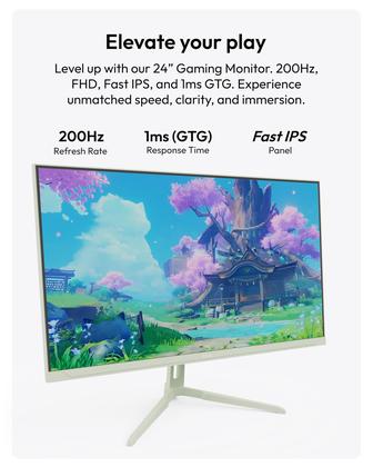 Monitor de jogos Pixio PX248 Wave Verde Menta 24