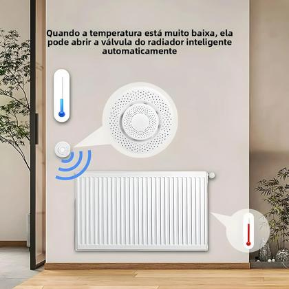 Imagem de Monitor De Qualidade Do Ar Inteligente WiFi Zigbee Sensor De Formaldeído CO2 Temperatura Umidade