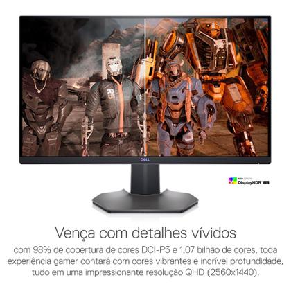 Monitor Dell Gamer 27 S2721dgf Preto - Monitor Gamer