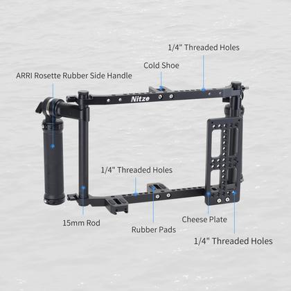 Imagem de Monitor do diretor Cage Nitze JSQ-002 para monitor LCD de 9 polegadas