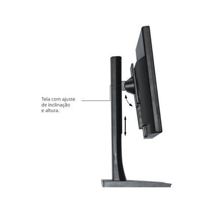 Imagem de Monitor fox 19,5 polegadas led ajuste altura tela gira 90 vertical inclinaçâo hd 75hz