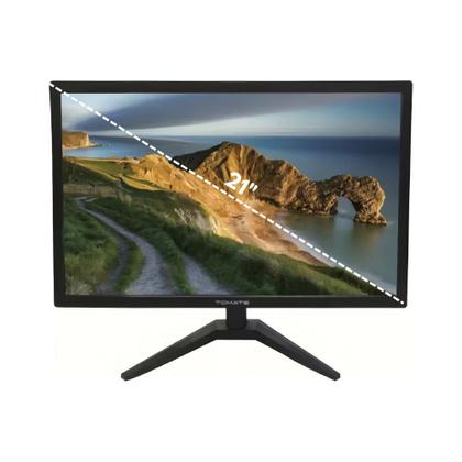 Imagem de Monitor Full HD LED 21 Pol Ultra Slim Tela 60Hz FHD Preto para Computador de Mesa
