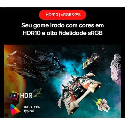 Imagem de Monitor Gamer 24" LG UltraGear IPS, 180Hz, 1ms FreeSync, HDR10 - 24GS60F-B