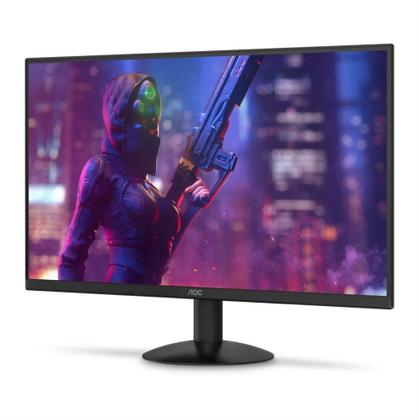 Imagem de Monitor gamer 27" aoc 27b30h, fhd, 100hz, 1ms, hdmi/vga, black - 27b30h