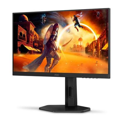 Imagem de Monitor Gamer AOC 24" FHD, IPS, 180Hz, 0,5ms, HDMI e DP, W-LED, , Ajuste de Altura, Preto - 24G4/P