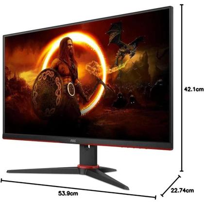 Imagem de Monitor Gamer AOC Viper 23.8" 165Hz 1ms 24G2SE