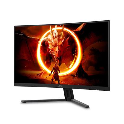 Imagem de Monitor Gamer Curvo Agon Quad 32" AOC WQHD, 180Hz, 0.5ms com 3.500:1 de Contraste - CQ32G4E/57