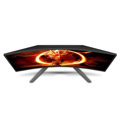 Imagem de Monitor Gamer Curvo Agon Quad 32" AOC WQHD, 180Hz, 0.5ms com 3.500:1 de Contraste - CQ32G4E/57