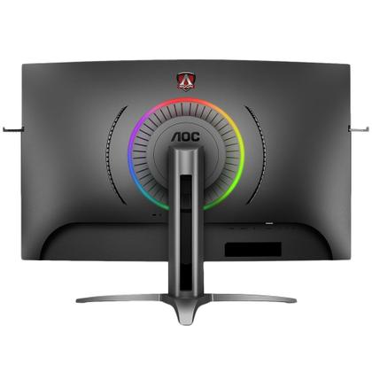 Imagem de Monitor Gamer Curvo AOC Agon 31.5", Full HD, 165Hz, 1ms, DisplayPort e HDMI, FreeSync Premium, Preto - AG323FCXE