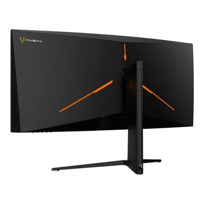 Imagem de Monitor Gamer Curvo Husky Tempest 34", Ultrawide, 180Hz, QHD, 1ms, DisplayPort e HDMI, Adaptive Sync, 99% sRGB, Preto - HGMT005