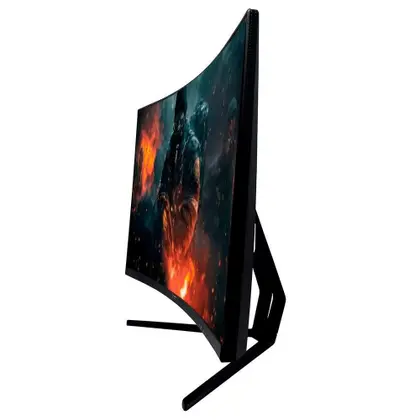Imagem de Monitor Gamer Husky Storm 27' LED, Curvo, 180Hz, Full HD, 1ms, DisplayPort e HDMI, 99% sRGB, Adaptive Sync, Ajuste de Ângulo - HGMT001
