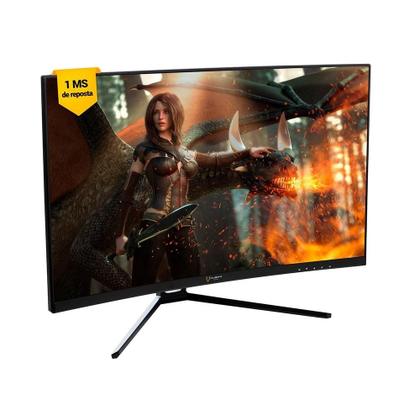Imagem de Monitor Gamer Husky Storm 27' LED, Curvo, 180Hz, Full HD, 1ms, DisplayPort e HDMI, 99% sRGB, Adaptive Sync, Ajuste de Ângulo - HGMT001