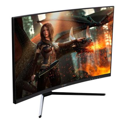 Imagem de Monitor Gamer Husky Storm 27' LED, Curvo, 180Hz, Full HD, 1ms, DisplayPort e HDMI, 99% sRGB, Adaptive Sync, Ajuste de Ângulo - HGMT001